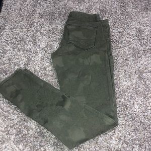 Dear John olive pattern jeans